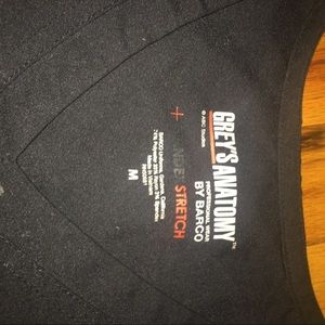 Women’s Grey’s Anatomy Black Scrub Set